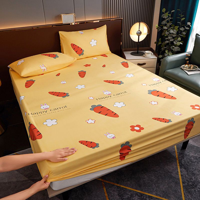 1 and 2 Piece Floral Bed Sheet Cotton Blend Dust Mite Resistant Bed Sheet Set