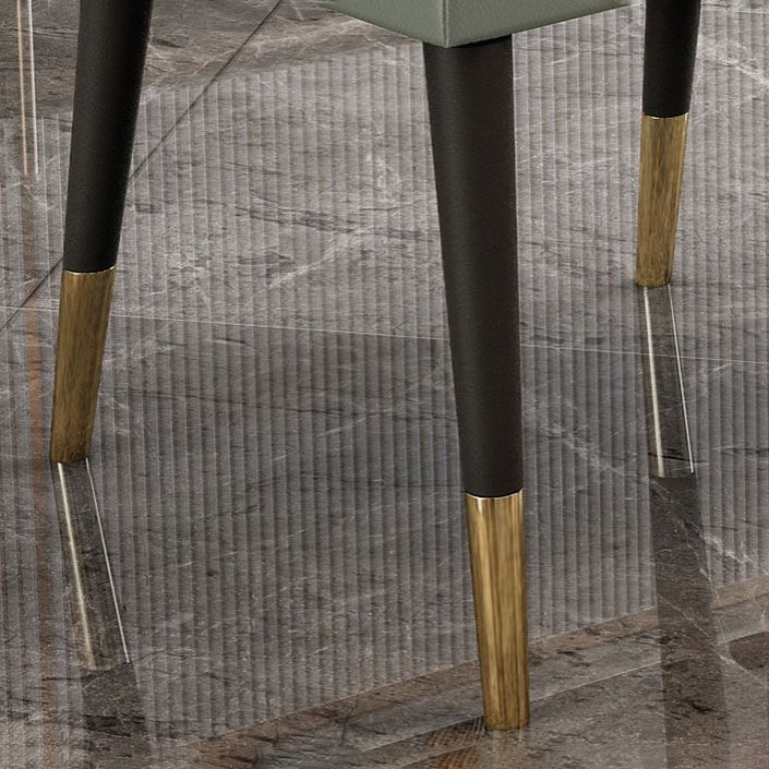 Silla de comedor tapizada con acabado mate moderno del lado del Wingback del hotel
