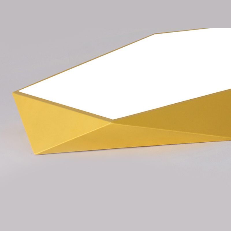 Metalen Geometrische Flush Mount Licht Moderne Stijl 1 Hoofd Flush Mount Led Lampen