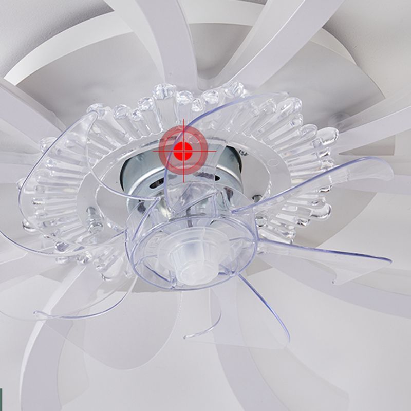 Lampada a ventola del soffitto in metallo Nordico Light Aitura del soffitto con lama a ventola ABS
