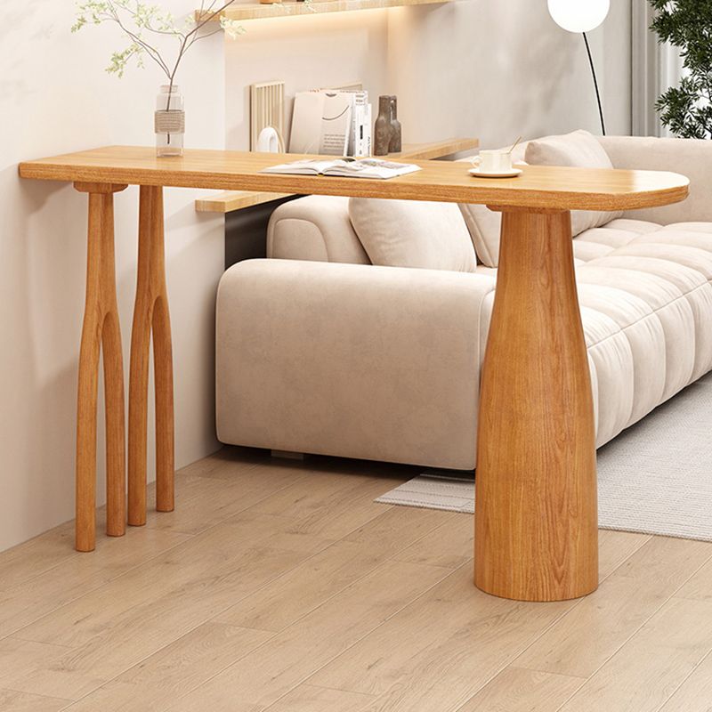 Contemporary Style Wood Bar Table 1/2 Pieces Bar Table Set for Home Use