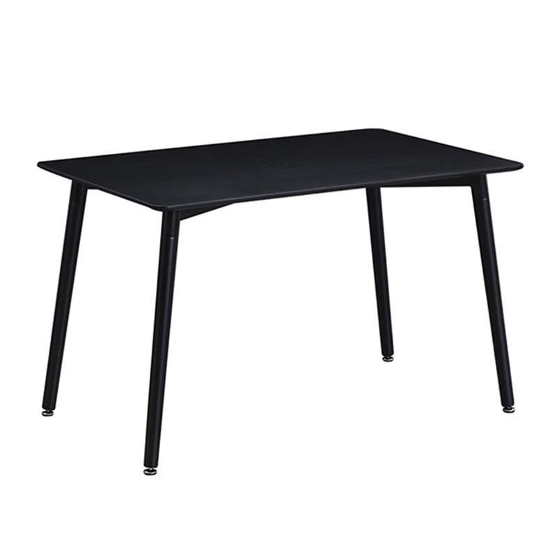 Mesa de comedor de estilo industrial 4 Pats Mesa de comedor con base de madera para uso en el hogar