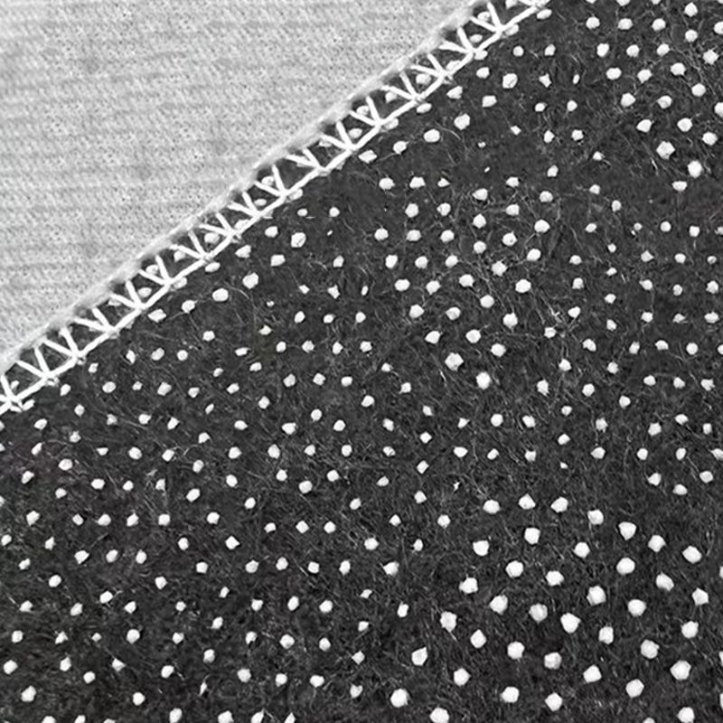 Gray Simple Carpet Polyester Geometry Print Carpet Washable Carpet for Drawing Room