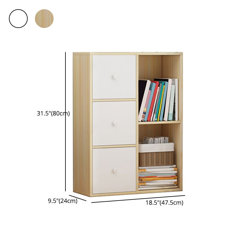 Modern & Contemporary Bookshelf Vertical Shelf Bookcase for Office