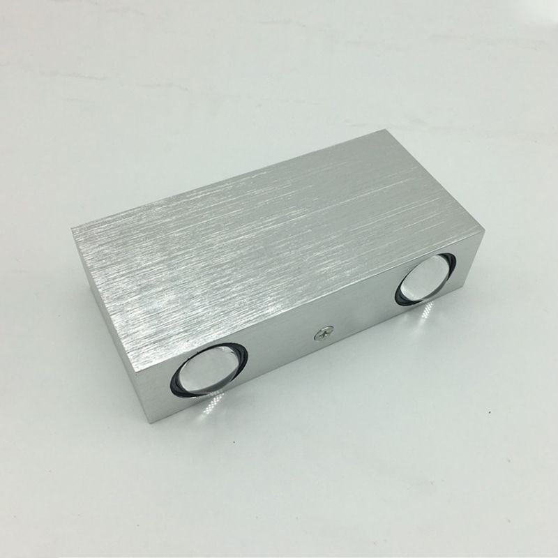 Lámparas de pared LED rectangulares de estilo moderno Ideas de iluminación de pared de 4 luces