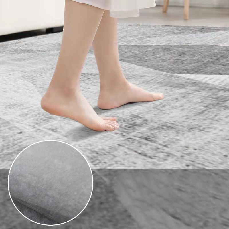 Modern Geometric Pattern Rug Area Rug Polyster Non-Slip Backing Washable Carpet