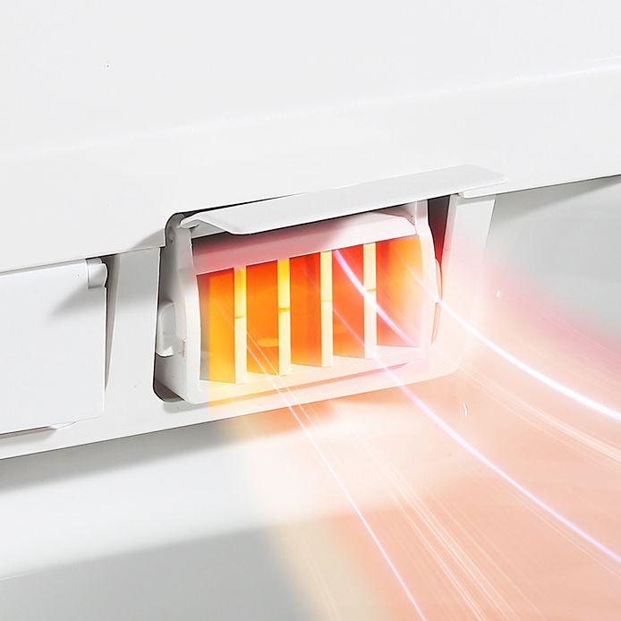 Modern Flush Toilet Concealed Tank One-Piece Toilet with Slow Close Seat