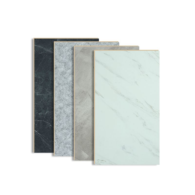 Rectangular Laminate Floor Wooden Marble Print Click Lock Scratch Resistant Laminate Floor