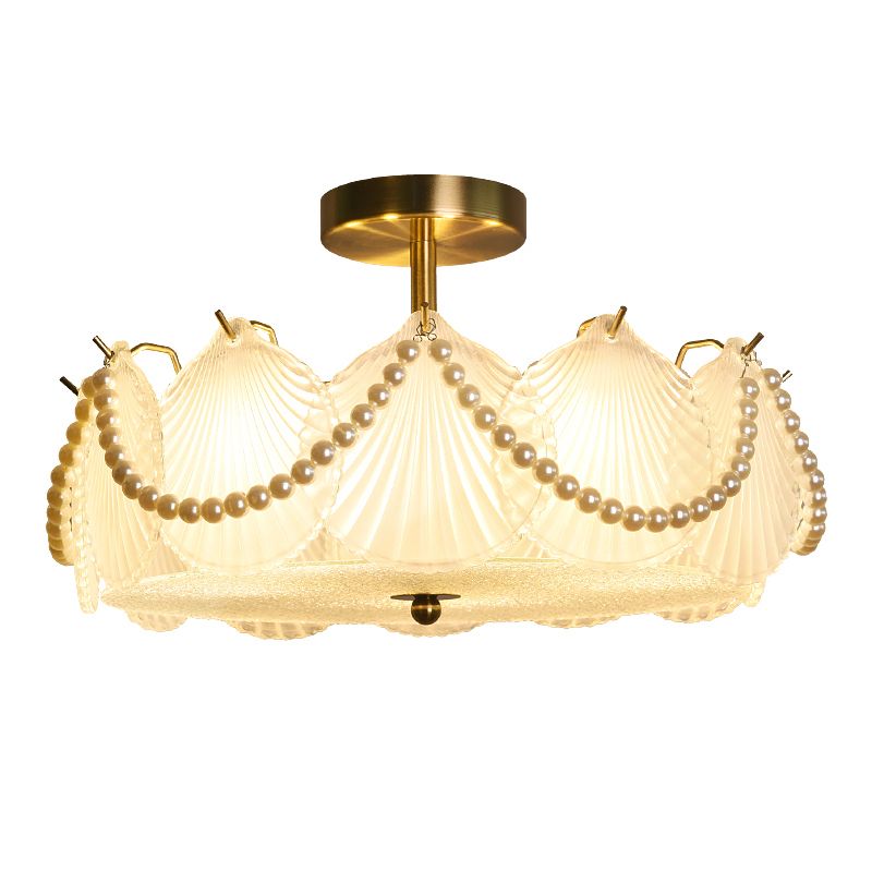 Glass Shade Flush Mount Ceiling Light Modern Flush Mount Ceiling Fixture