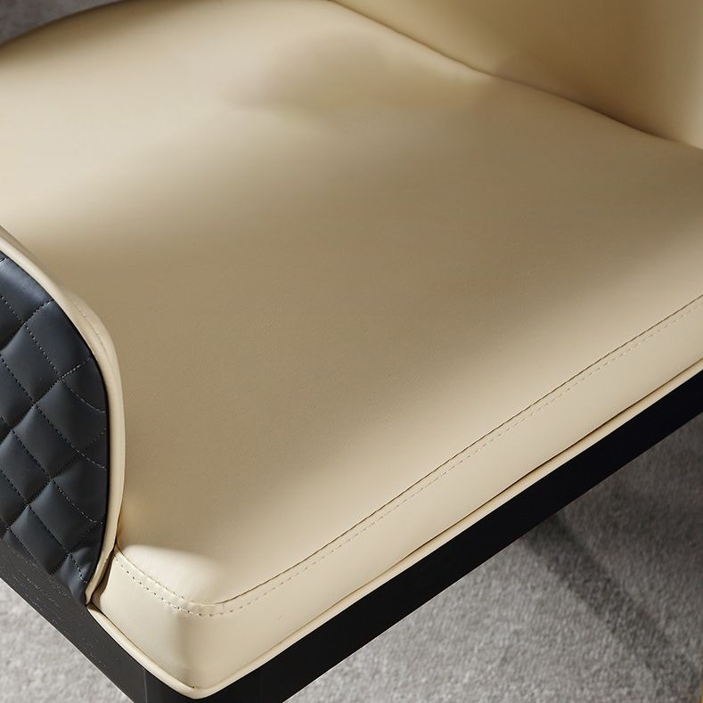 Upholstered Dining Chairs Contemporary Kitchen Chair with Wood Legs