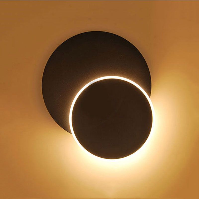 Beweegbare geometrische sconce licht minimalistisch metaal woonkamer led wandverlichting armatuur