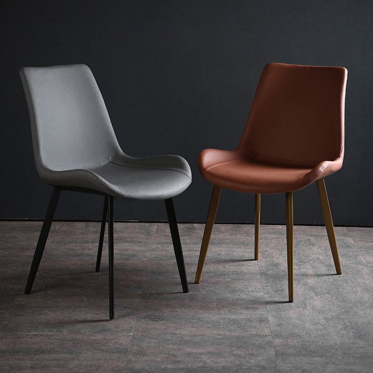Silla industrial de metal para comedor, cocina, silla lateral con respaldo sólido