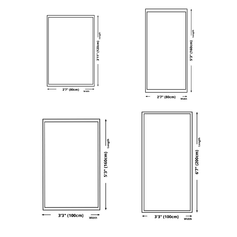 Bohemian Southwestern Print Rug Polyester Indoor Carpet Stain Resistant Area Rug for Living Room