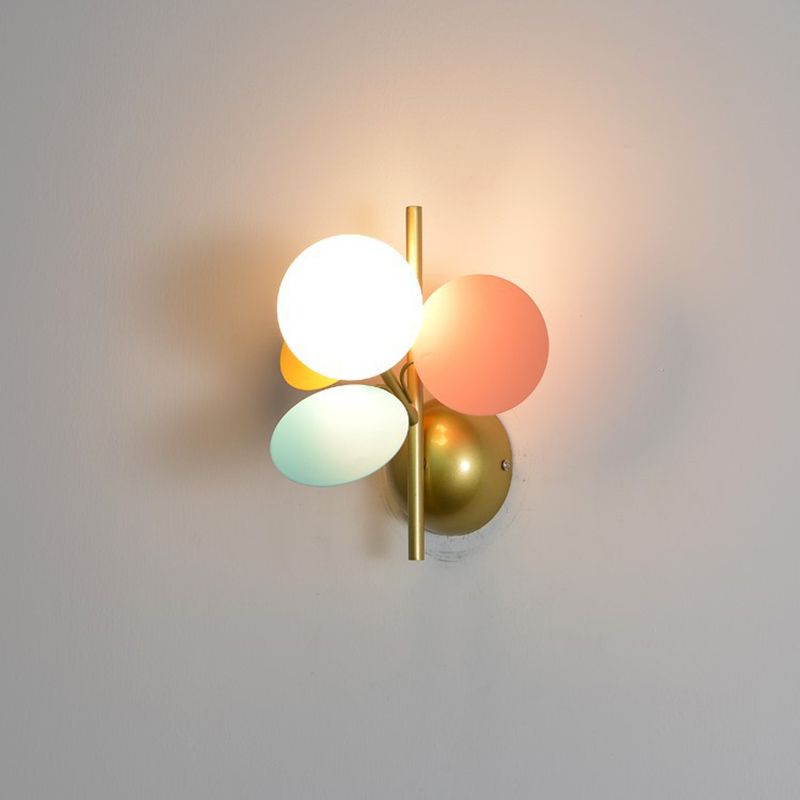 Ronde slaapkamer wandmontage verlichting metalen Noordse stijl wand gemonteerd verlichtingsarmatuur