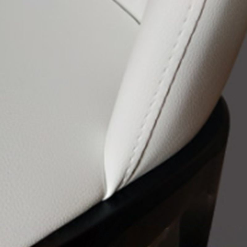 Sillas de comedor de estilo moderno, cocina, comedor, sillas laterales sin brazos con patas de madera
