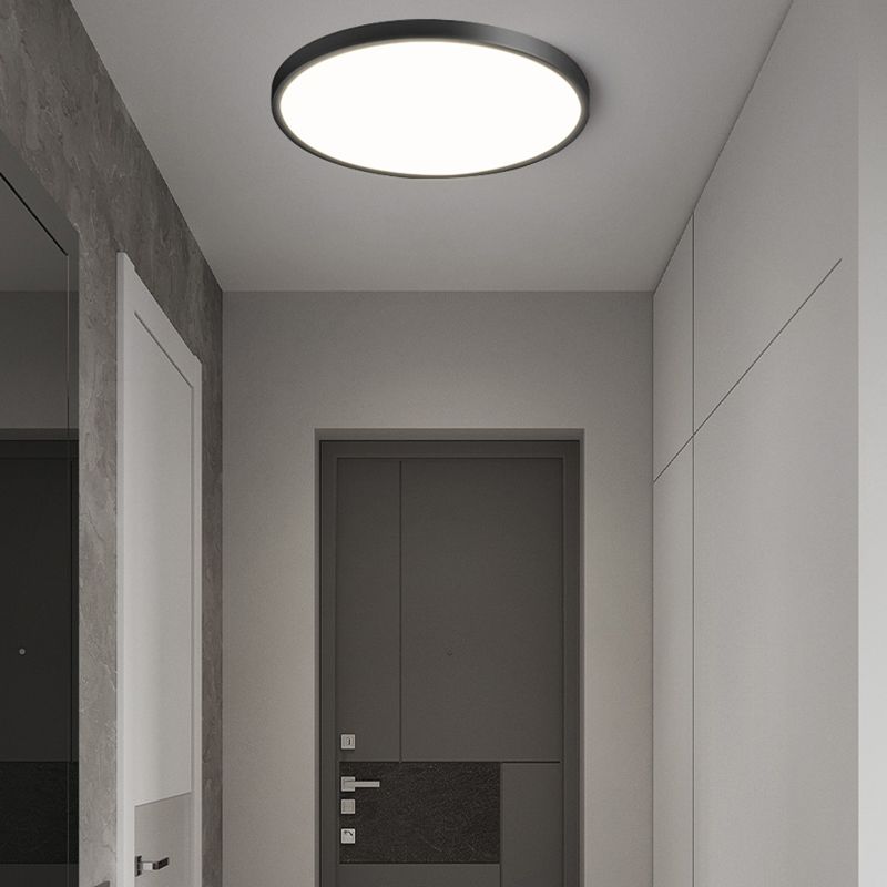 Lámpara de techo redonda empotrada Lámpara de techo empotrada contemporánea