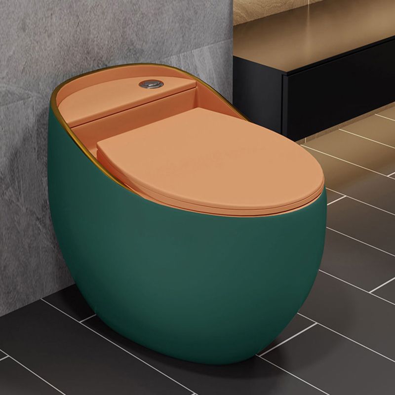 Modern Style Ceramic Flush Toilet All-In-One Toilet Bowl for Washroom