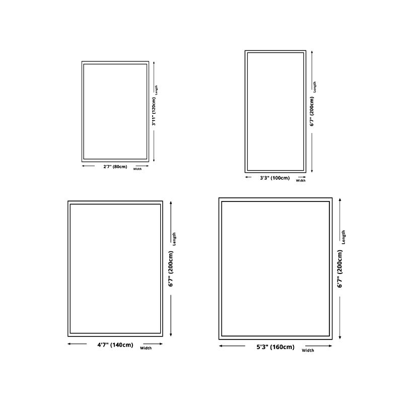 Alfombra de línea recta gris oscuro alfombra poliéster alfombra lavable para sala de estar para sala de estar