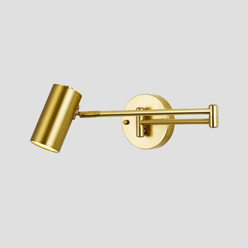 Modern Creative Metal Wall Lamp Geometric 1-Light Wall Light for Bedroom