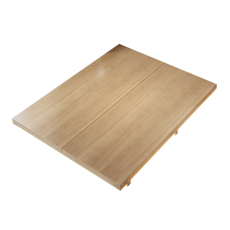 Pine Wood Platform Bed Frame in Natural,78.74 Inch Long with Legs