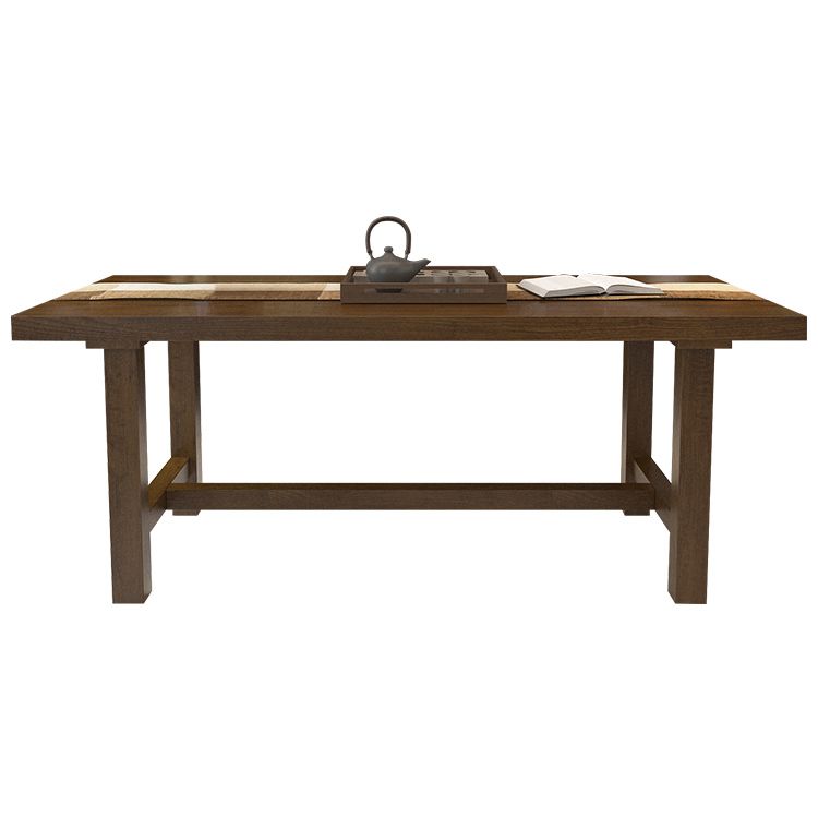 Farmhouse Style Kitchen Sintered Stone Furniture of Standard Height Formal Dining Room Table Set