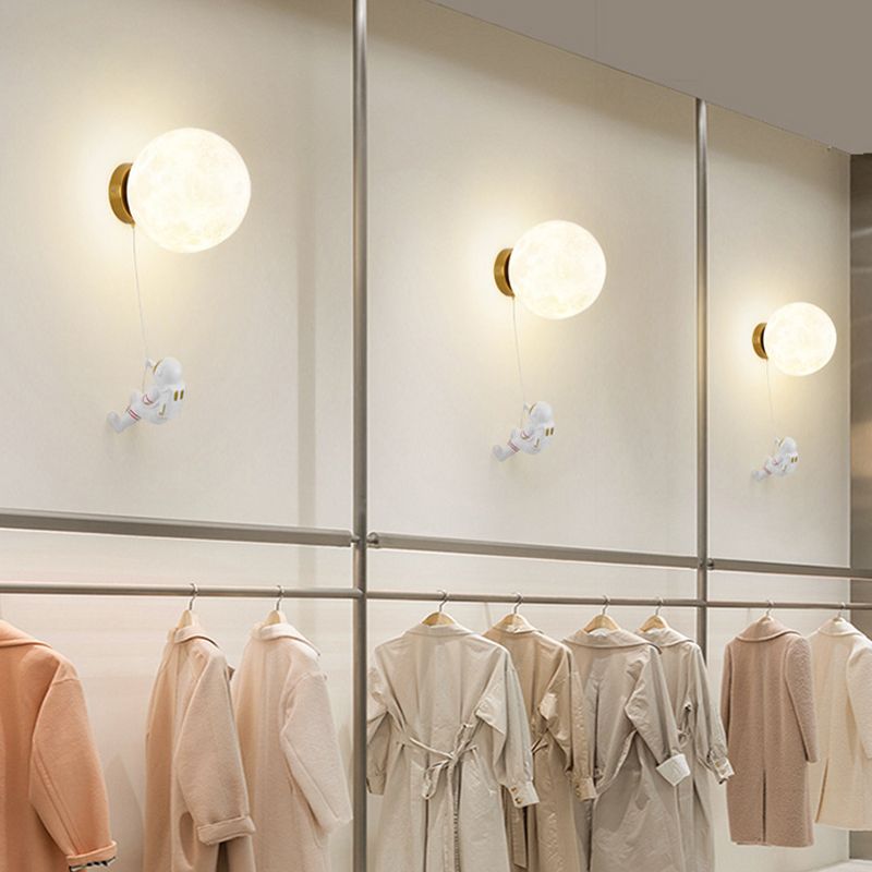 Contemporary Globe Sconce Lights Glass 1 Light Wall Lighting Fixtures