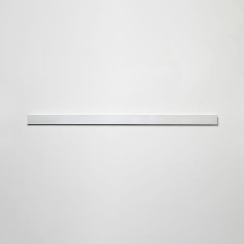 Modern Simple Simple Stile Linear Wall Sconce Metal 1 Sconces Light in White Finish
