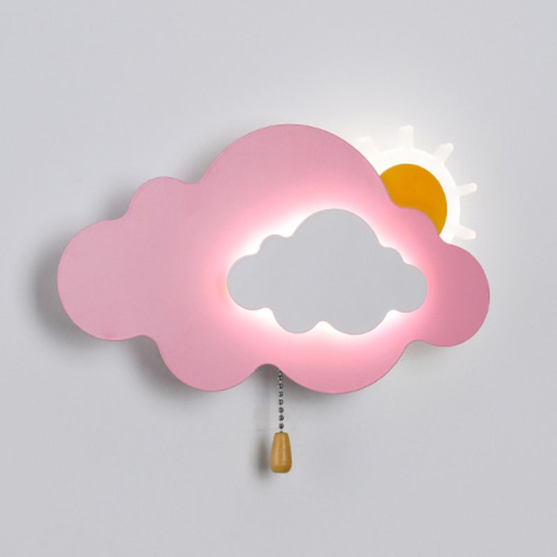 Metal Cloud Wall Lighting Modern Style 1 Light Wall Lighting Fixtures