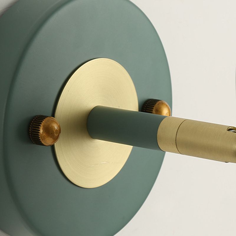 Minimalist Wall Sconce Lighting Household Colorful Metal Shade Wall Lighting Fixtures