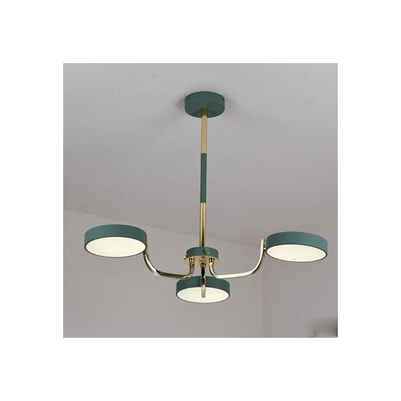 Oval Pendant Dining Room Hanging Lights Acrylic 3 Bulbs Modern style Pendant Lamps