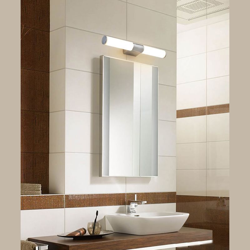 Estilo moderno Mirror de pared lineal Mirror delantero 2 luces Acrílico LED Light Strip