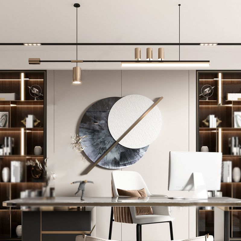 Modern LED Island Fixture Metal Ceiling Pendant Light for Kitchen