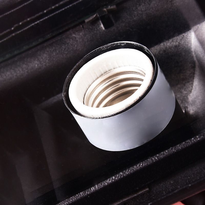 Glasschattierte Wandleuchte Lampe Industriestil Außenleuchte in Schwarz