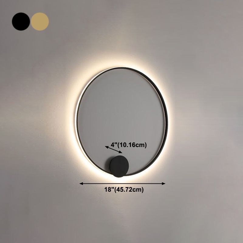 Modern Style Linear Shape Wall Sconce Metal 1 Light Sconce Lighting for Living Room