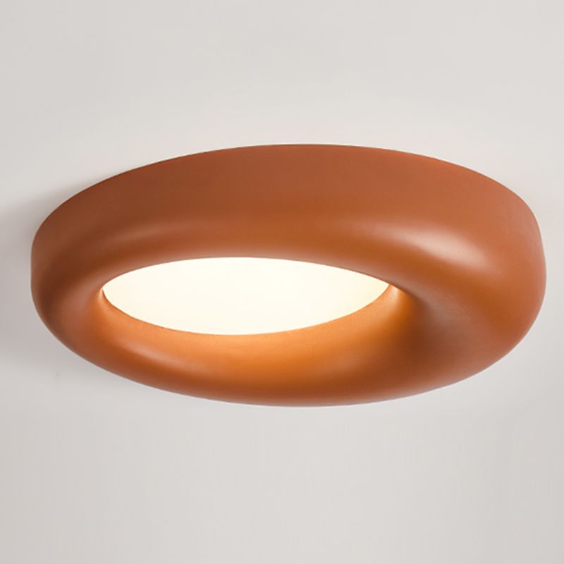Metal Flush Mount Lamp Acrylic Shade Led Flush Mount for Living Room