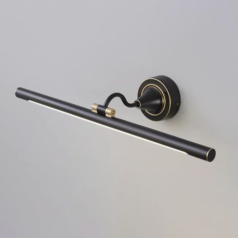 Metal Linear Shade Wall Sconce Modern Style Modern Single Mirror Specchio Apparecchiatura da parete