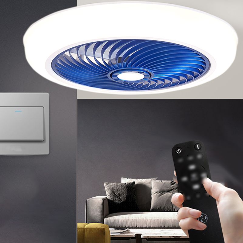 1 Light Ceiling Fan Light Modern Style Metal Ceiling Fan Light for Living Room