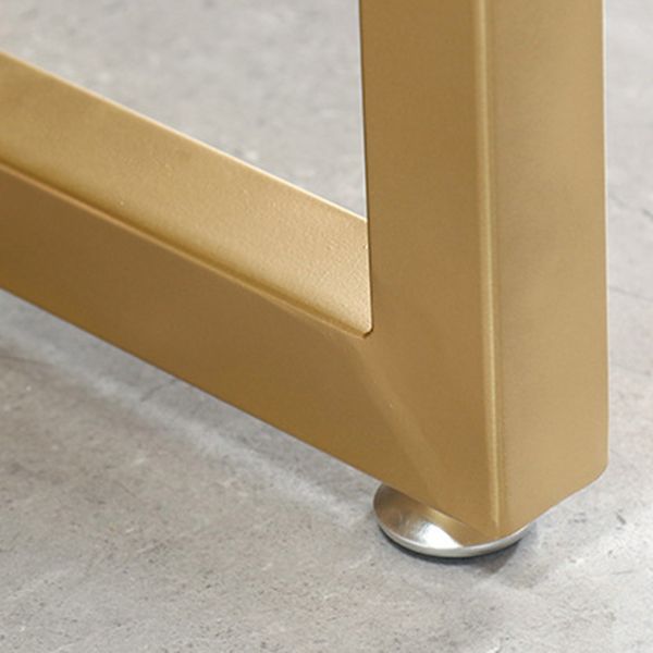 Glam Pub Table Solid Wood Bar Height Rectangle Bar Table for Breakroom