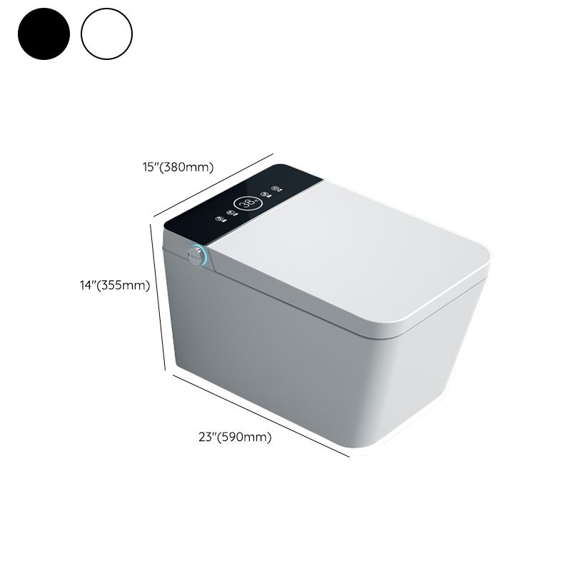 Toilet with Wireless Remote Control and Unlimited Warm Water