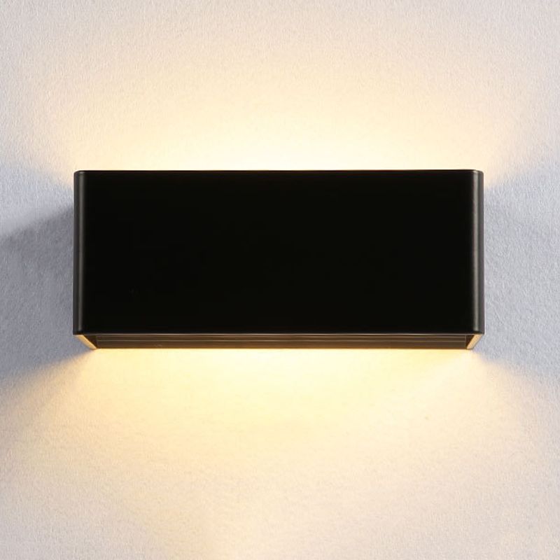 Rectangular Staircase LED Wall Lamp Aluminum Macaron Style Wall Washer Sconce