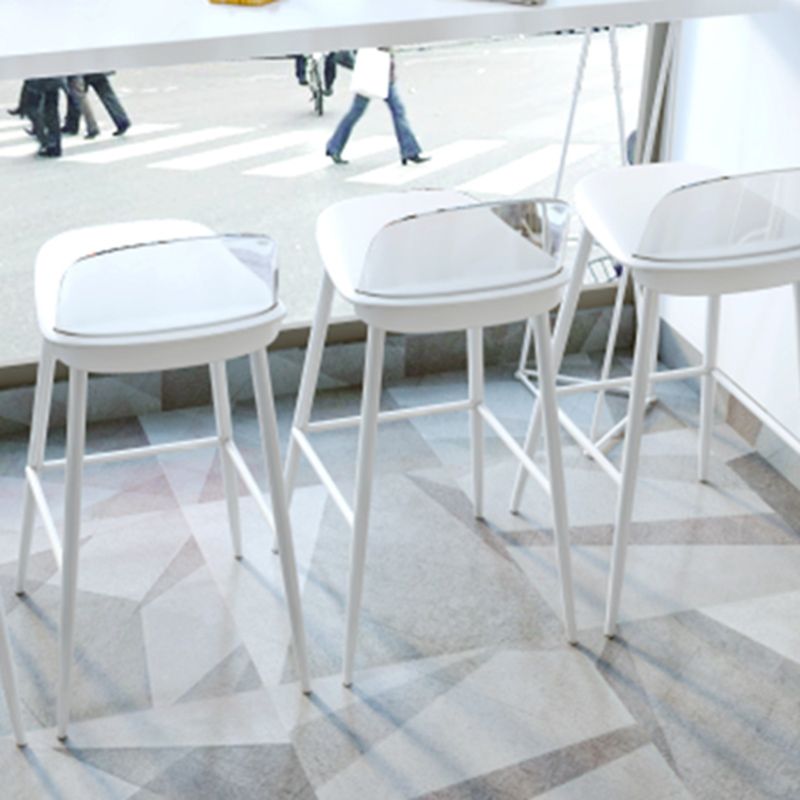 White Wood Top Bar Table for Small Places Contemporary Metal Frame Pub Table