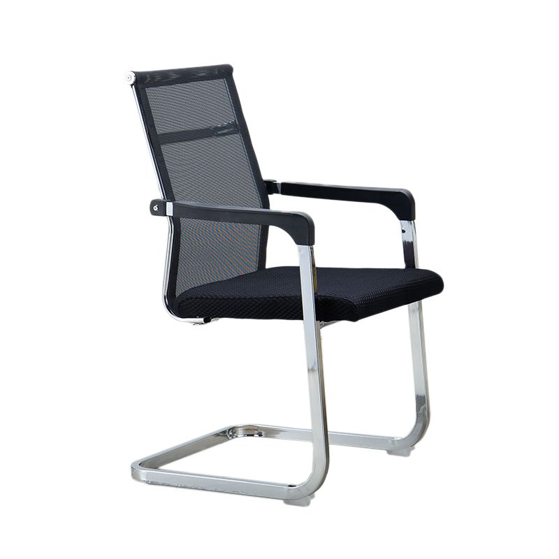 Medium/High Back Office Chair Metal Leg Mesh Back Sponge Cushion Office Chair