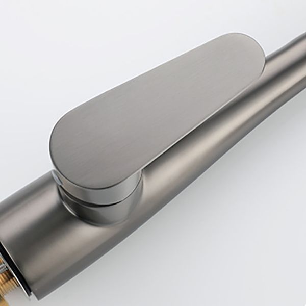 Modern Style Retractable Kitchen Faucet Stainless Steel Single Handle Kitchen Faucet