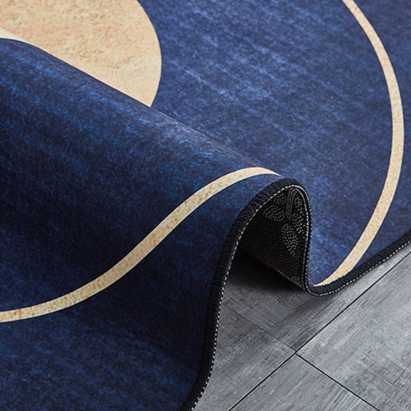 Chic Green Teppich Solid Color Moderner Teppich Polyester Flecken widerstandsfähiger Teppich für Wohnkultur