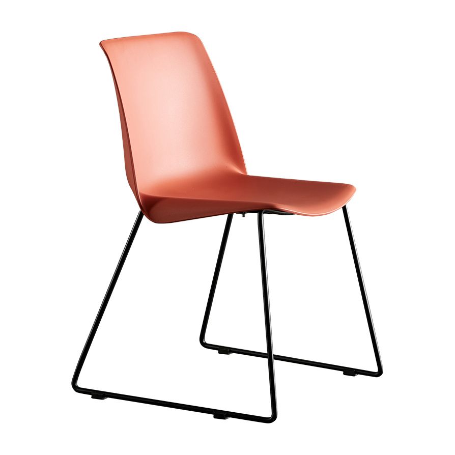 Industrial Style Metal Dining Room Chairs Armless Dining Chair for Restaurant