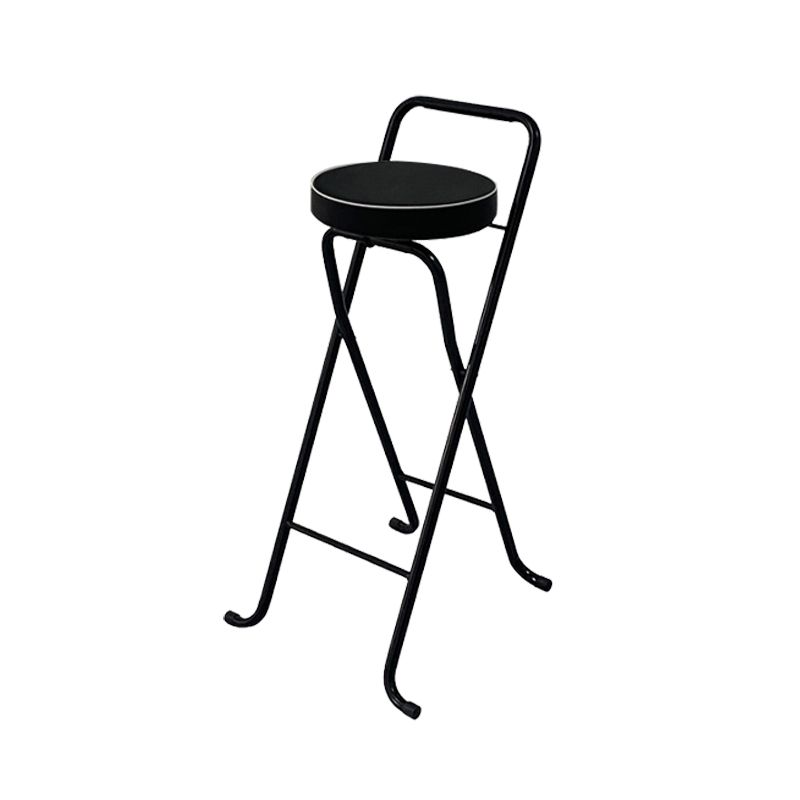 Contemporary Indoor Bar Stools Folding Counter Stool with Metal Legs