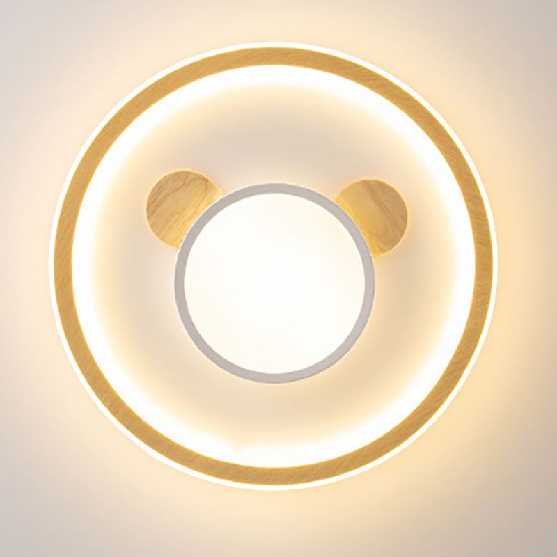 Estilo nórdico de montaje de la luz del techo de la montura de la luz del techo de la madera