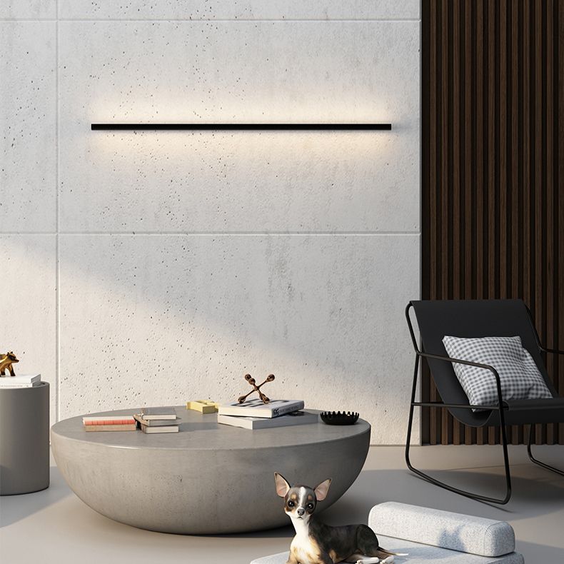 Lineare Wandlampe Aluminium Einfacher Stil LED LED LIGHT WALL SCHLAFT FÜR DISSAME