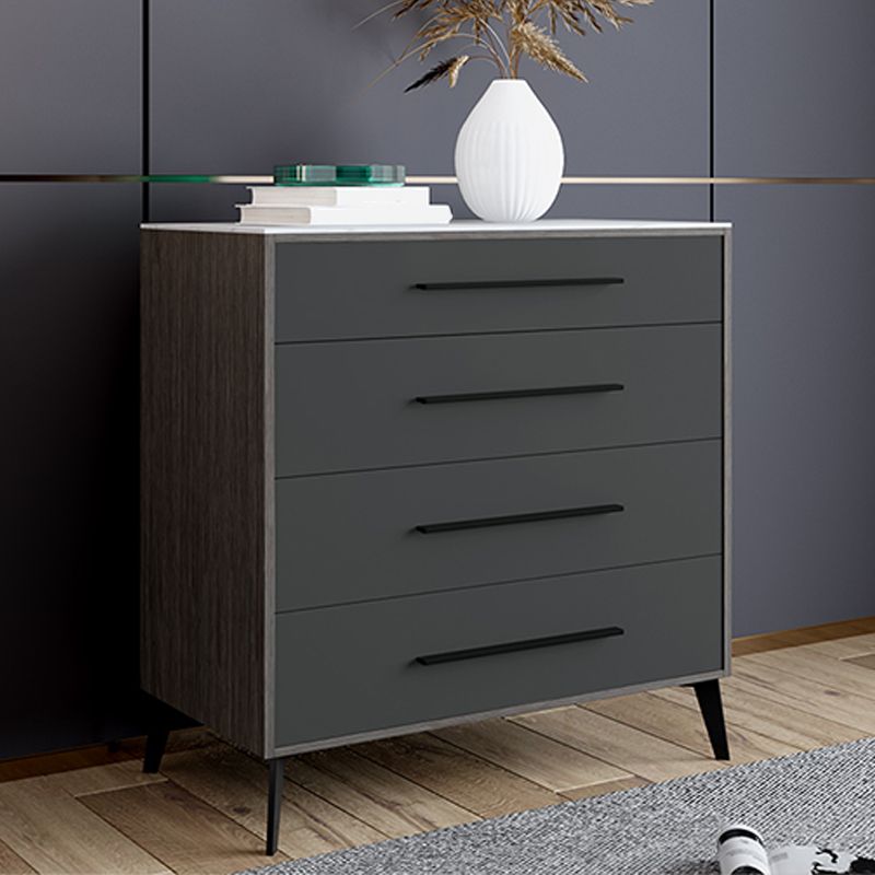 15.6-inch Width Storage Chest Ultra-Modern Dresser with 4/5/6 Drawers