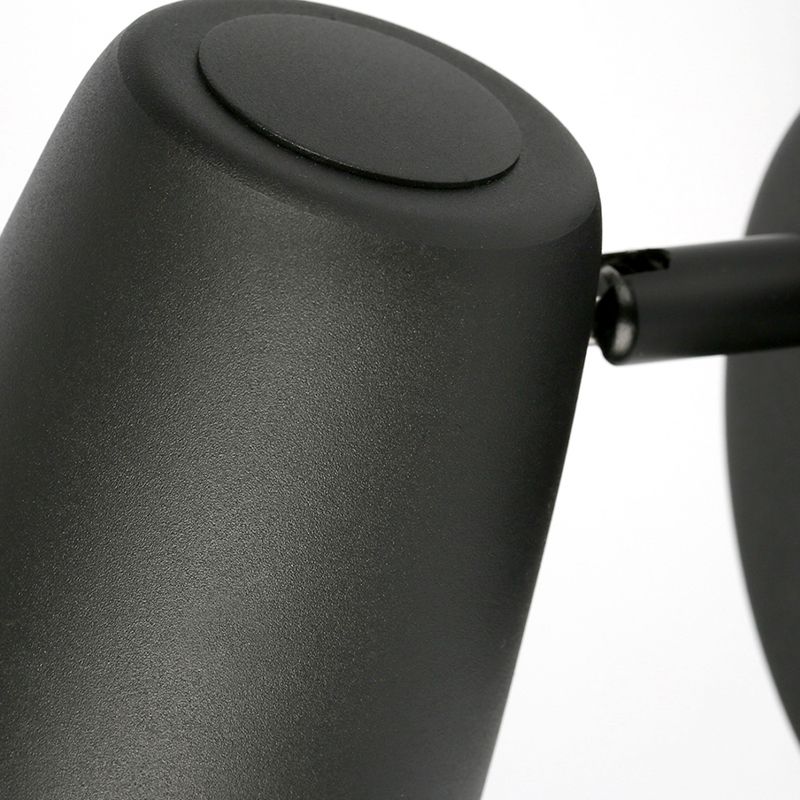 Cilindro de luz de pared de metal moderno de 1 luz de 3 "Aplicador de pared de lectura de ancho para dormitorio